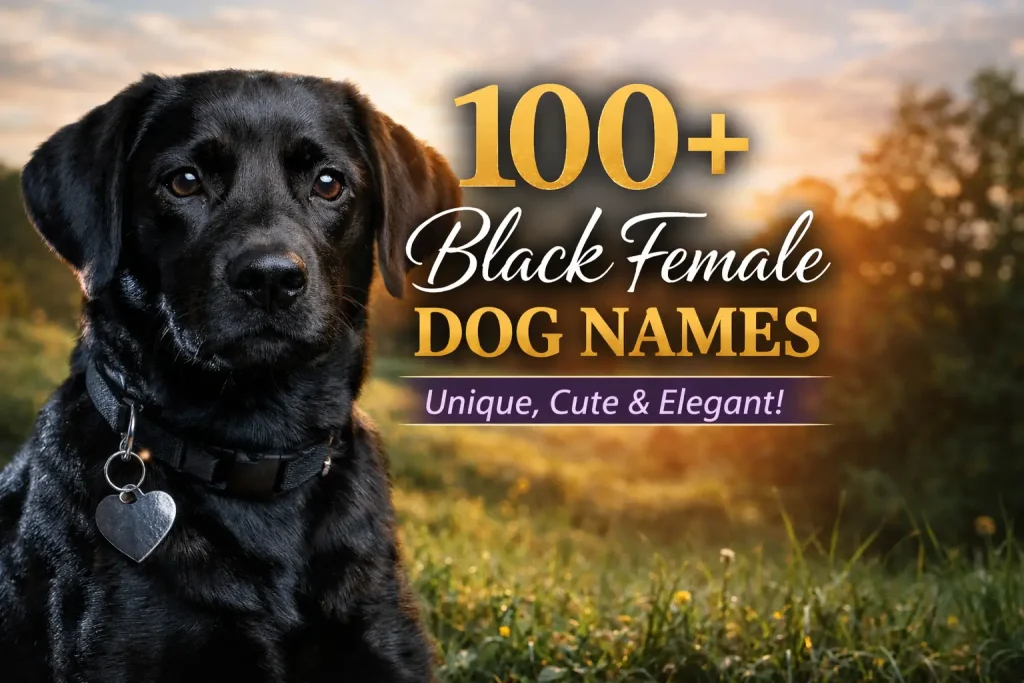 100+ Black Female Dog Names | Unique, Cute & Elegant Ideas for 2026