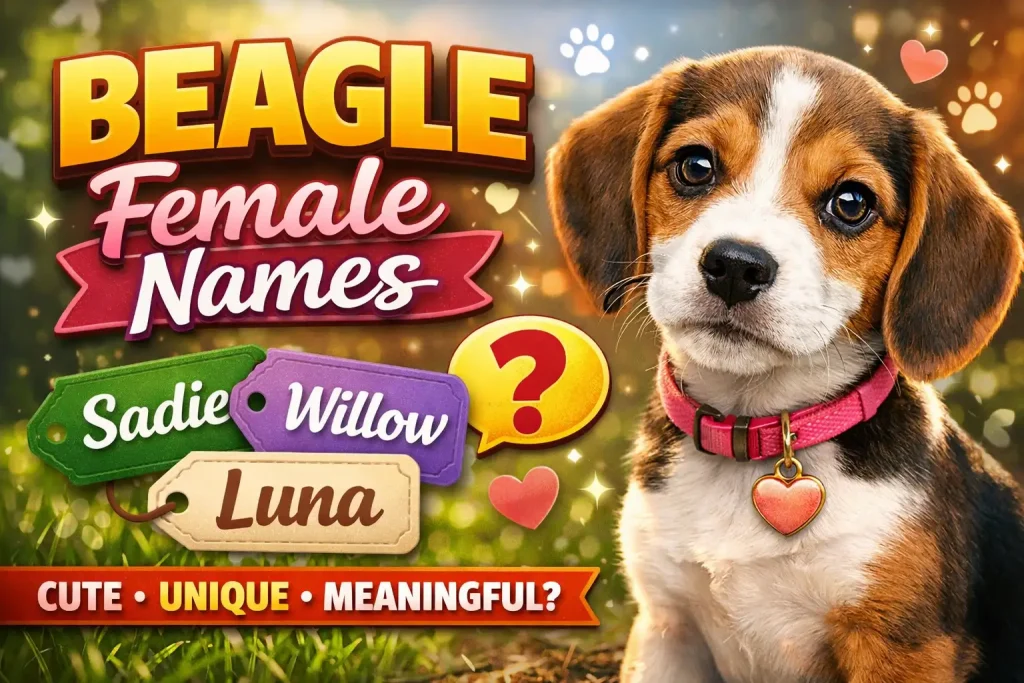 Beagle Female Names – Popular Girl Beagle Dog Name