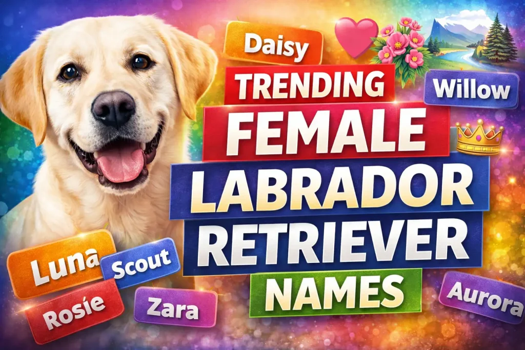 Female Labrador Retriever Dog Names