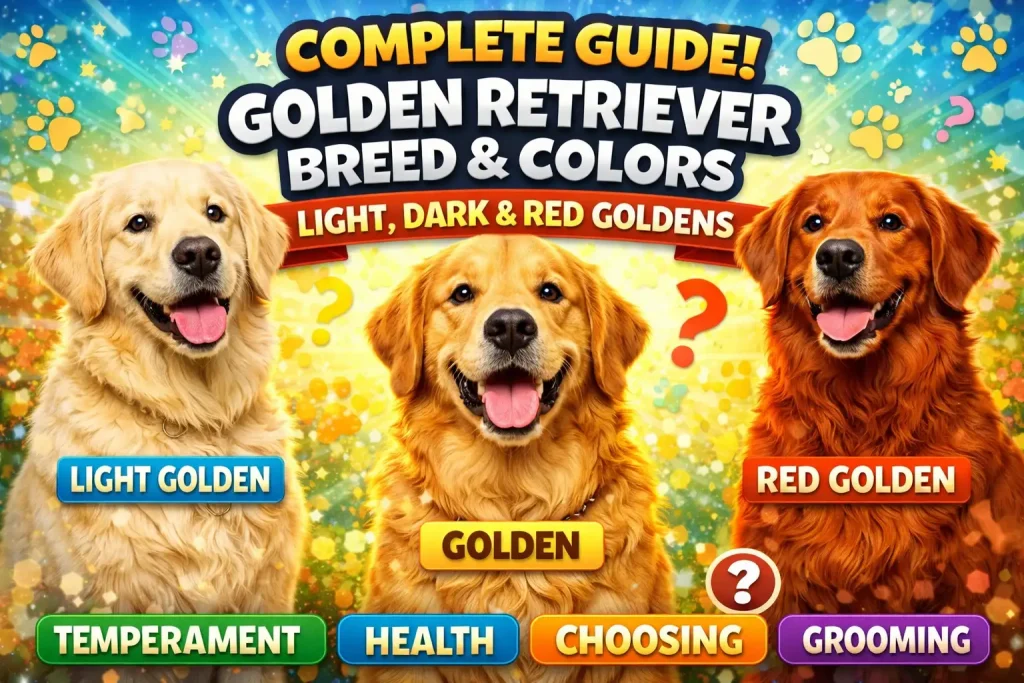 Golden Retriever Breed & Colors - Red Golden Retriever