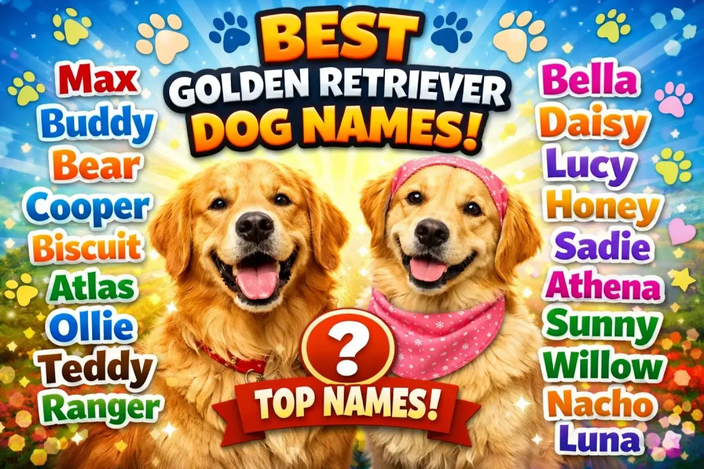 Golden Retriever Dog Names