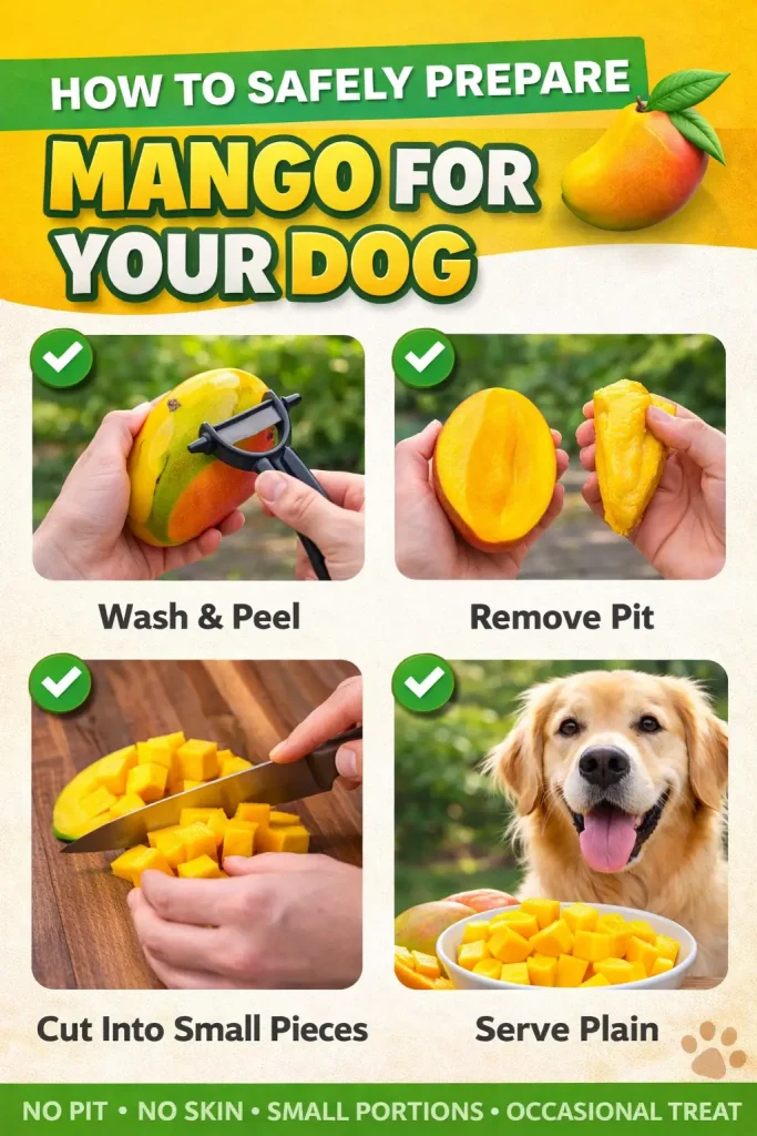 Can Dogs Eat Mangoes? Safety, Benefits & Feeding Guide 2 How to Safely Prepare Mango for Your Dog