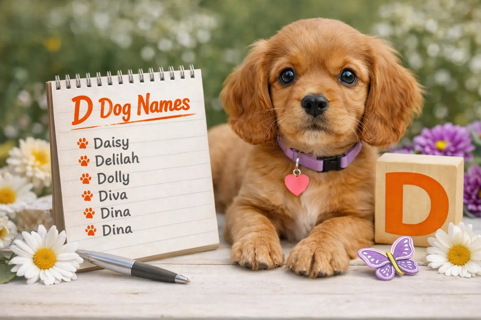 Female Dog Names Starting with D