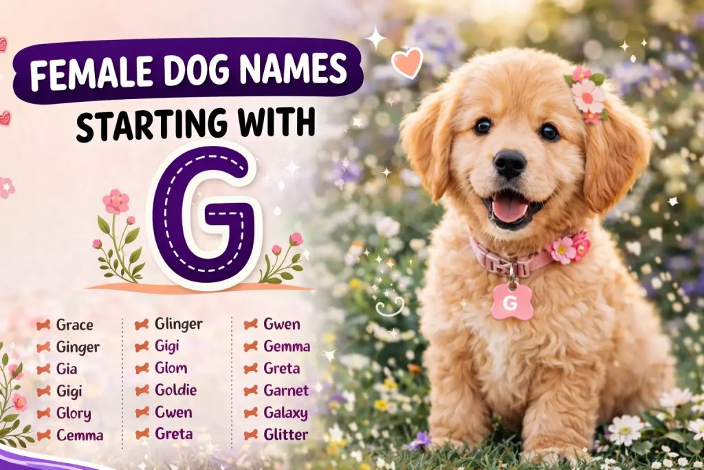 Female Dog Names Starting with G