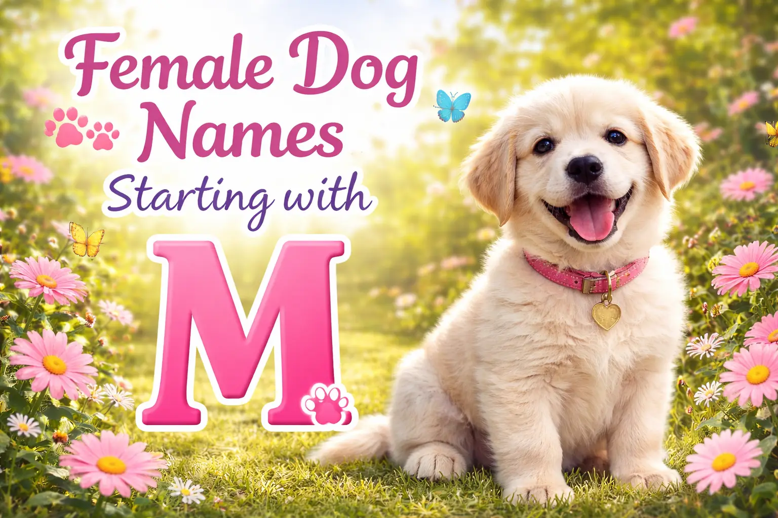 Female Dog Names Starting with M