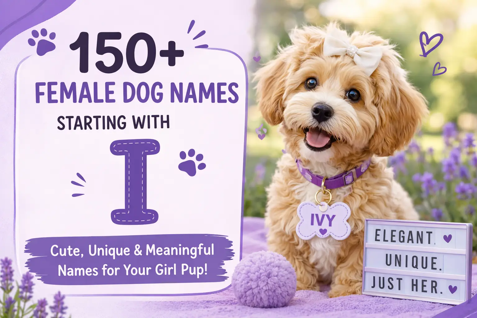 Female Dog Names Starting with I