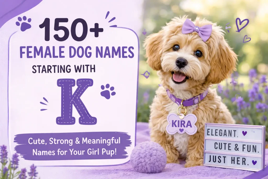 Female Dog Names Starting with K